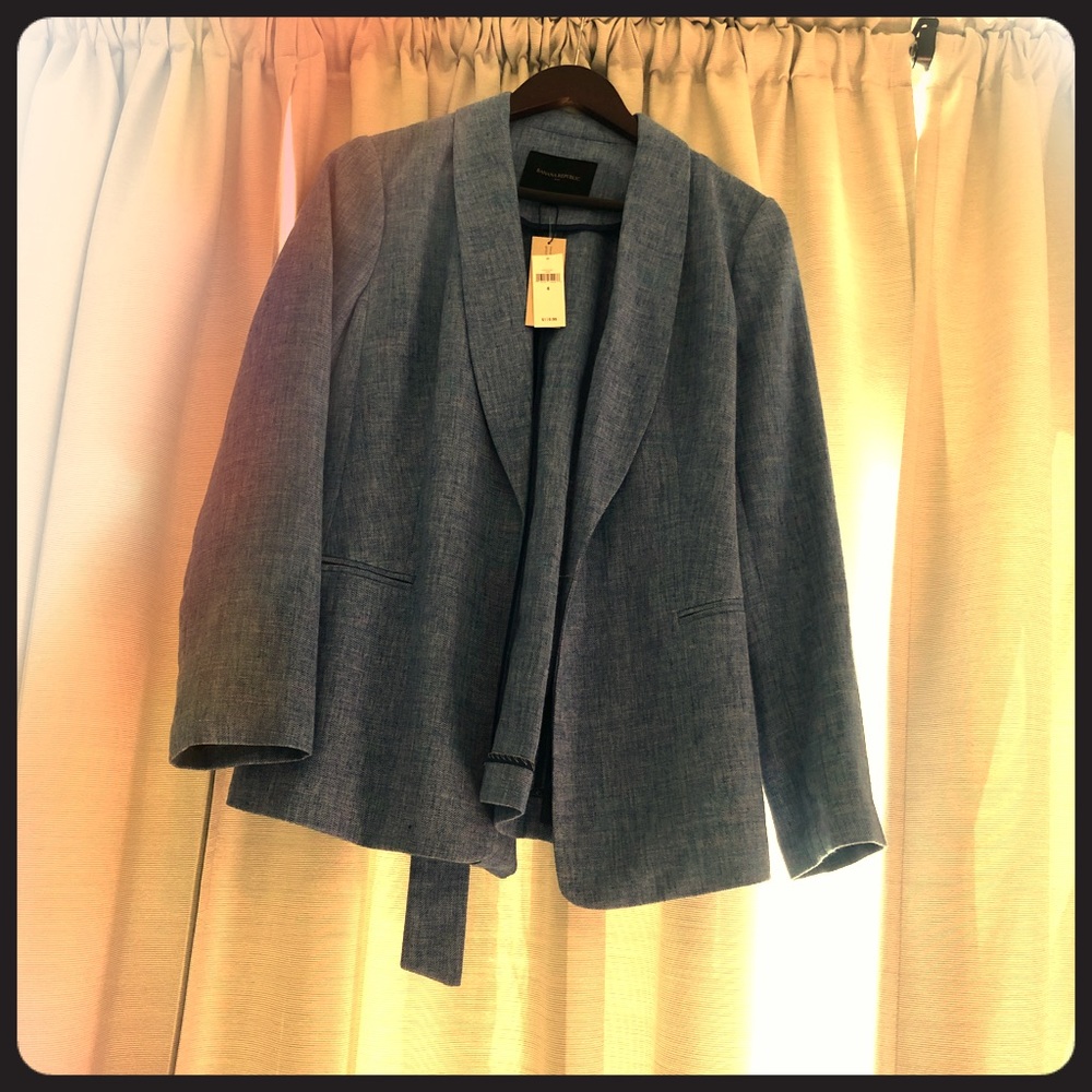NWT Banana Republic Blue Blazer- Size 8